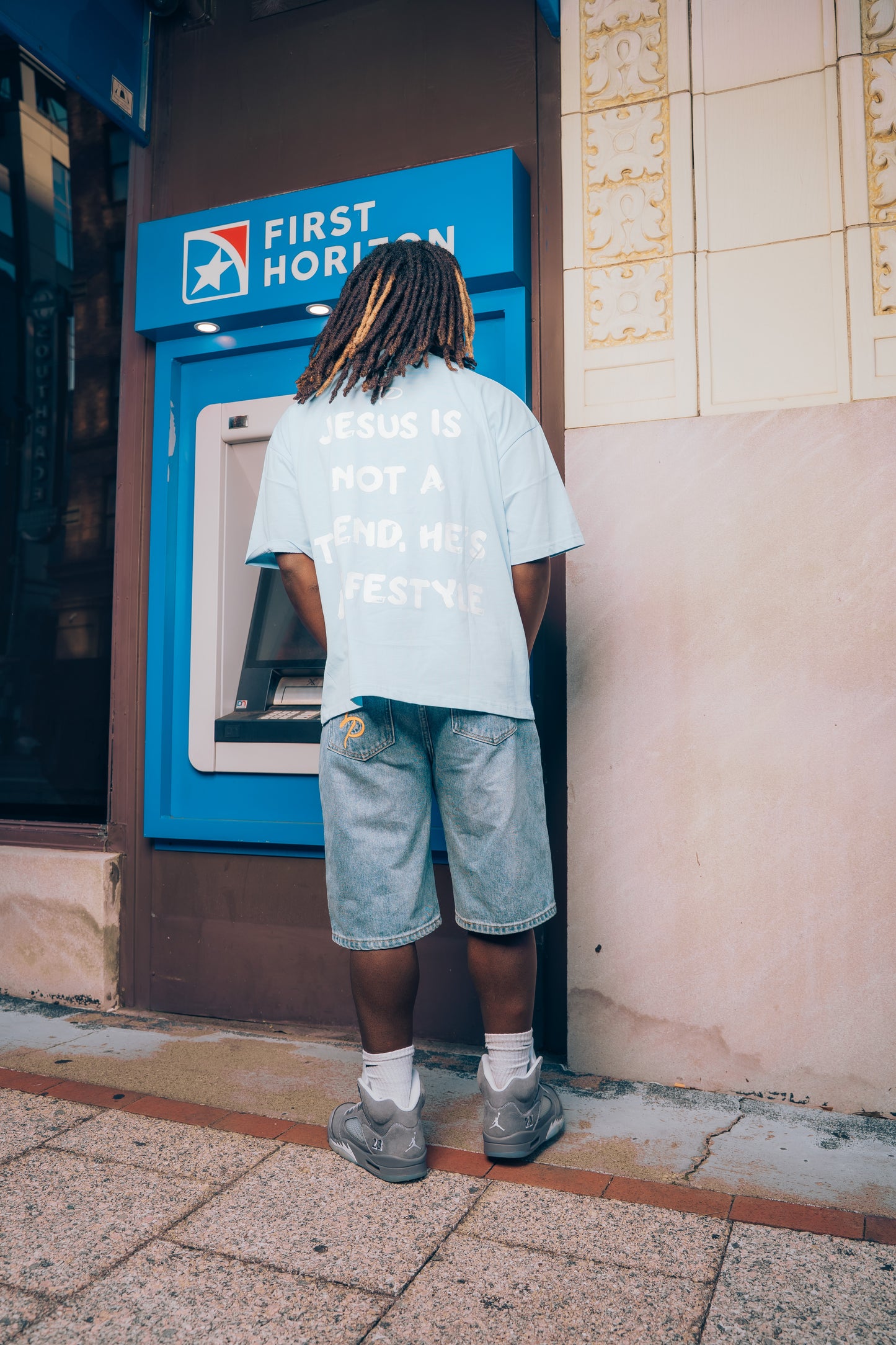 J.I.N.A.T Tee Blue