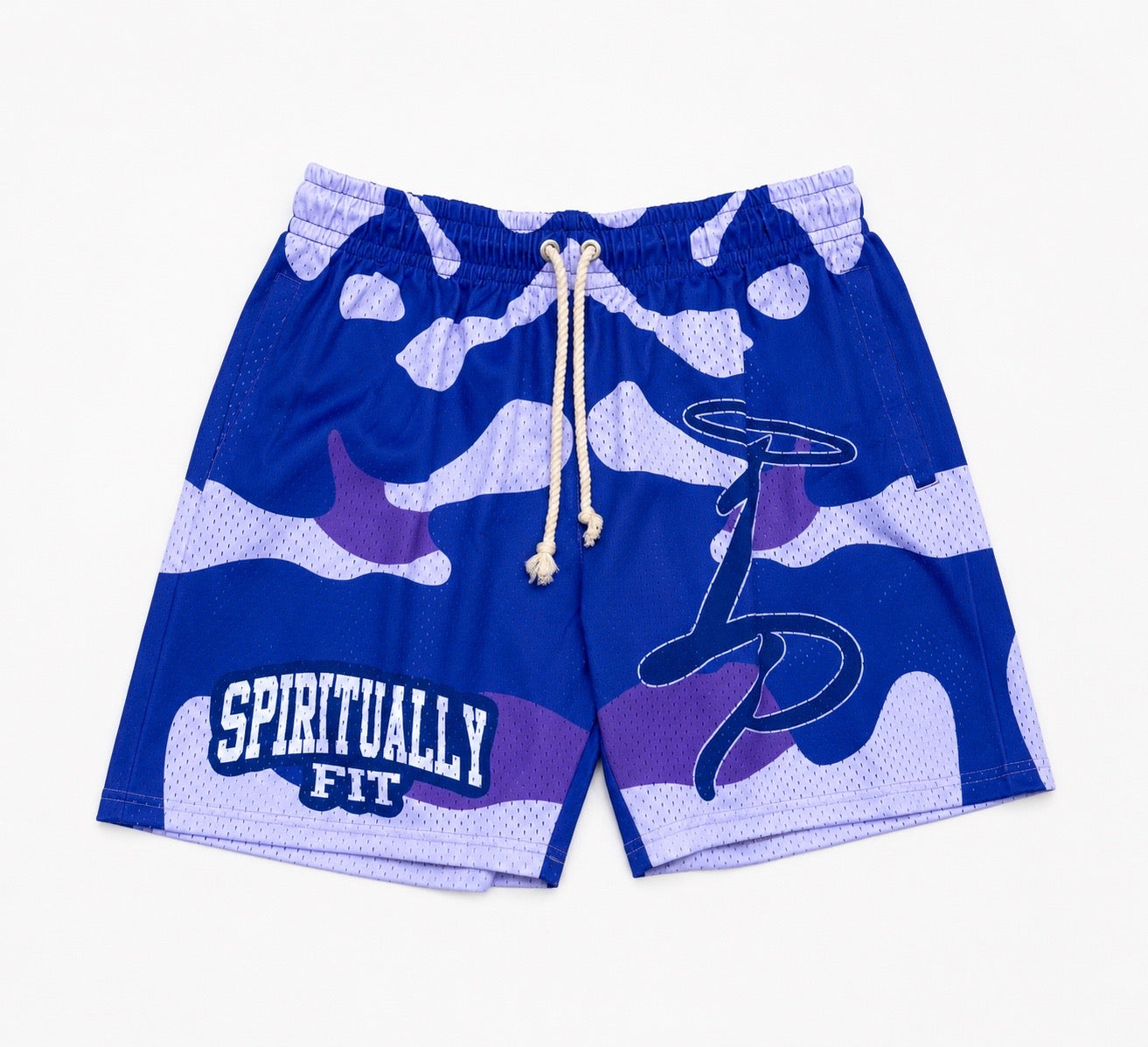 Purple reign Camo Shorts