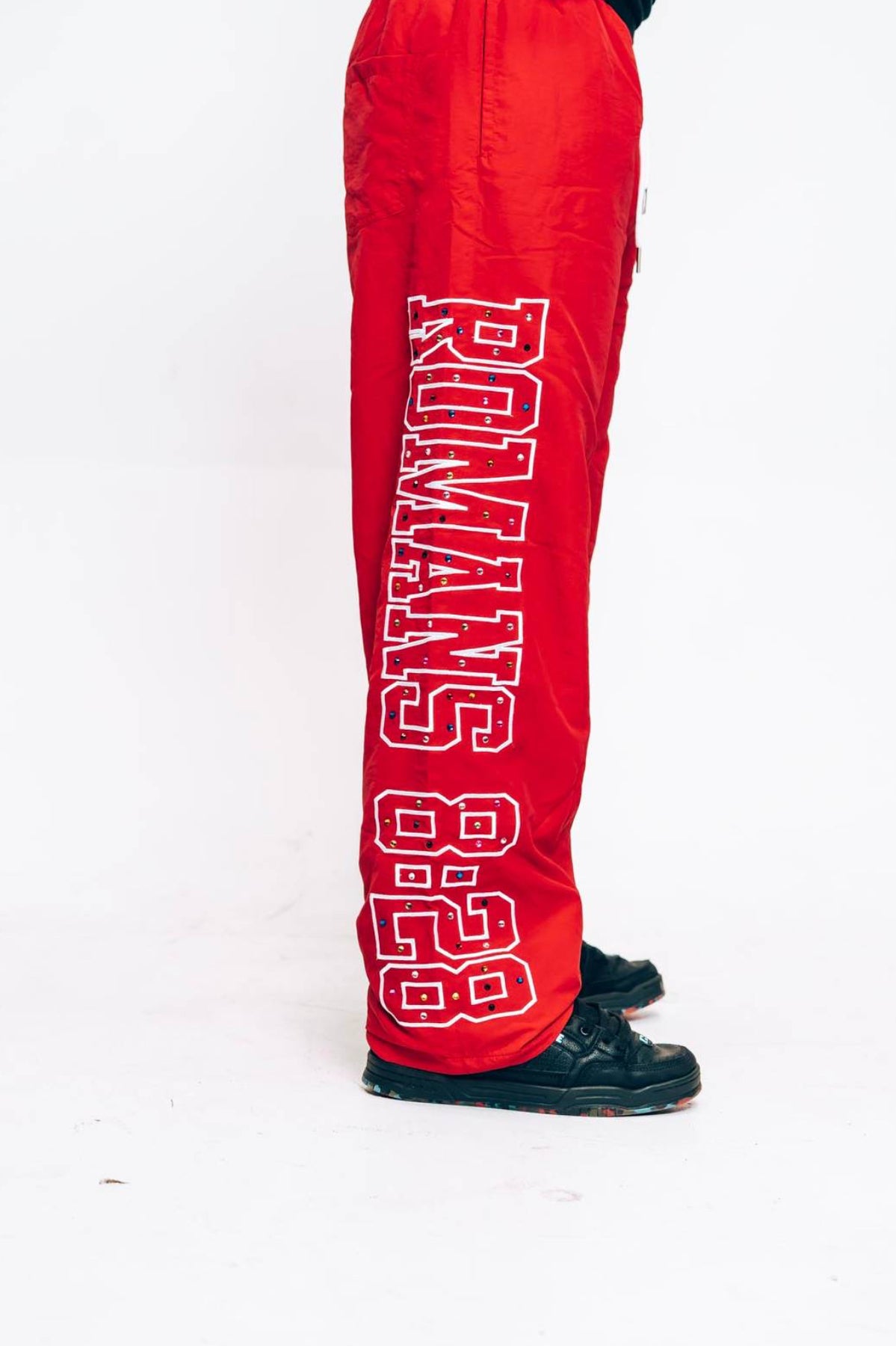 All Things Nylon Pants Red