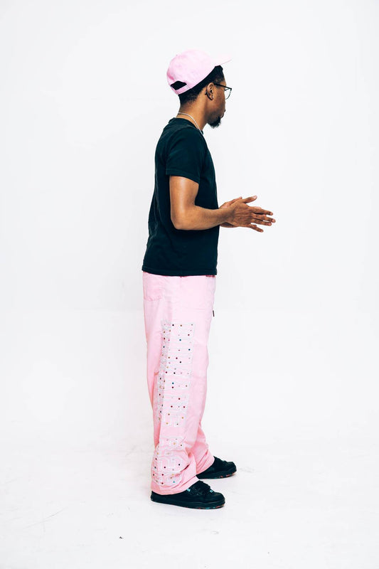 All Things Nylon Pants Pink