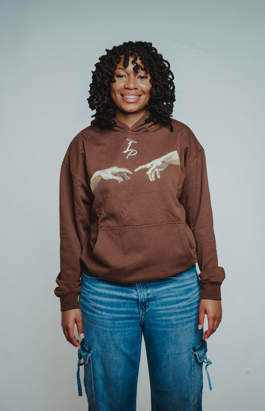 A Woman That Loves Jesus Mocha Hoodie