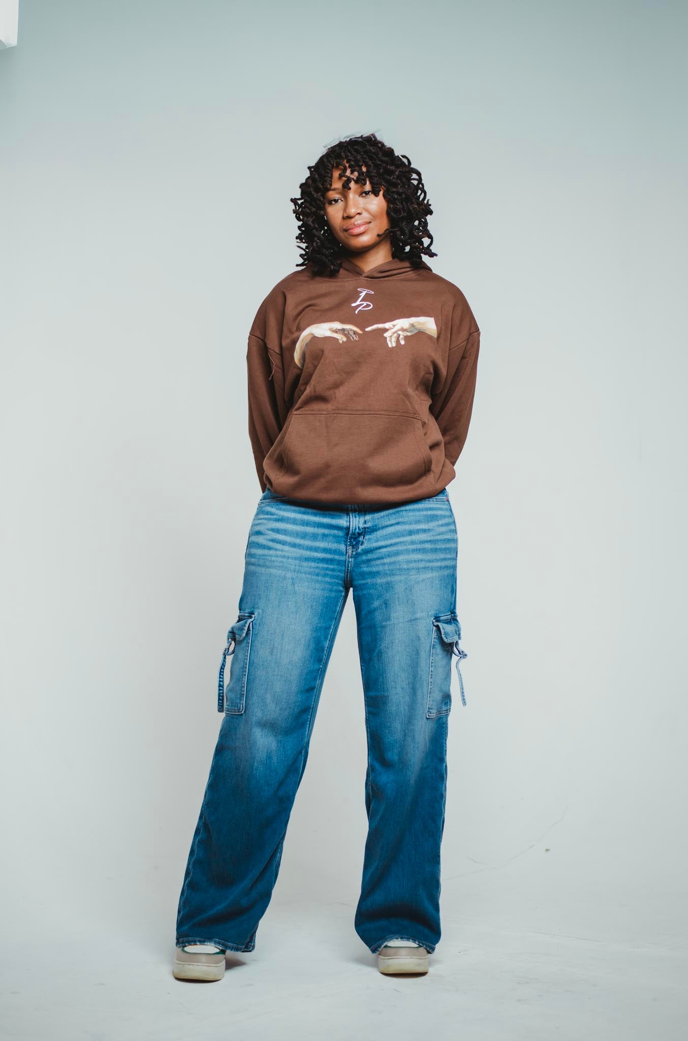 A Woman That Loves Jesus Mocha Hoodie