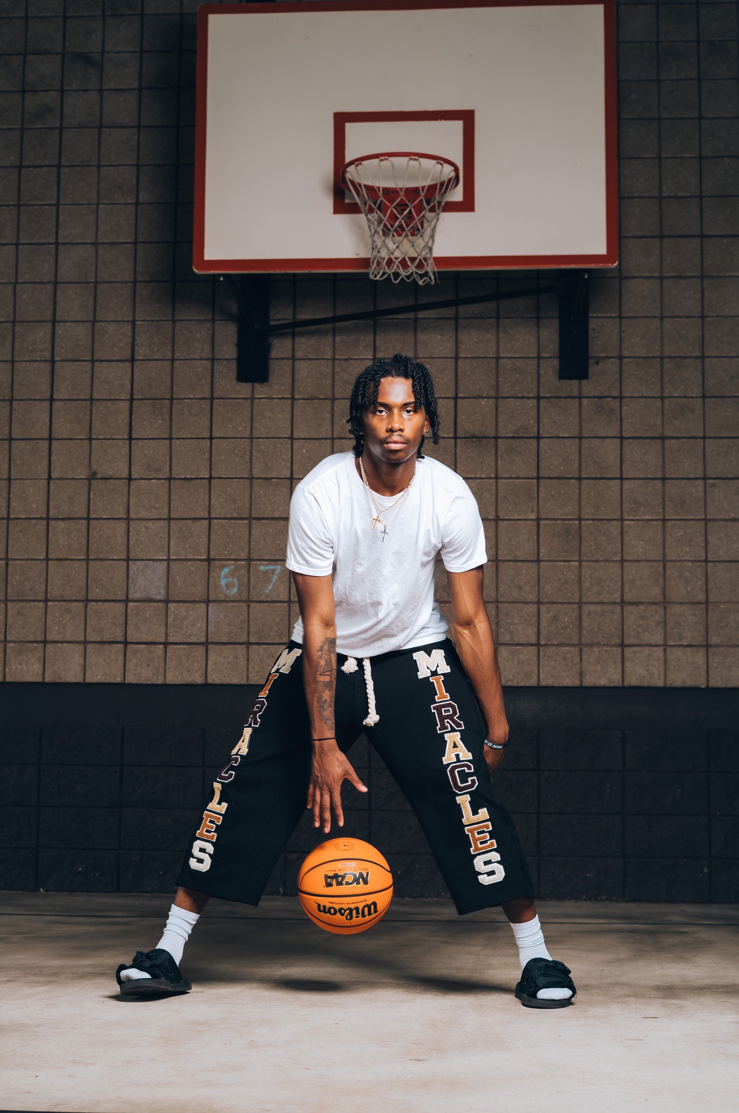 Black Miracles 3/4 Shorts