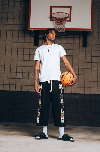 Black Miracles 3/4 Shorts