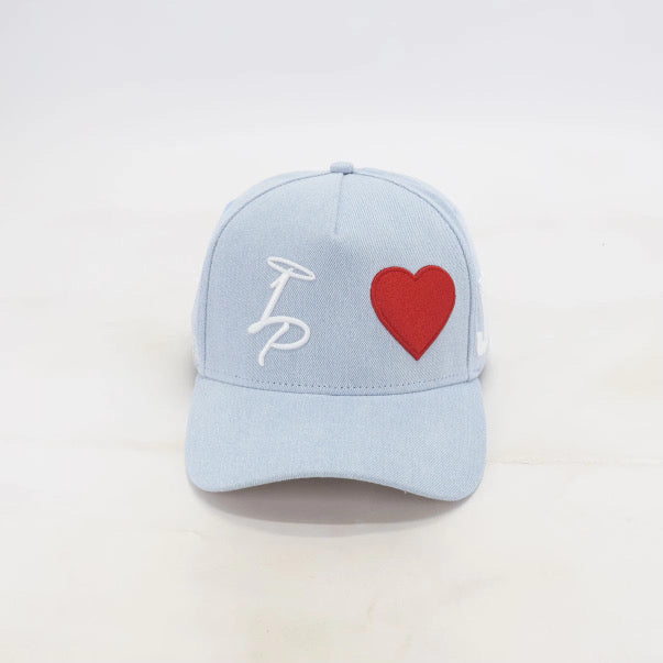 Denim I LOVE JESUS Snapback