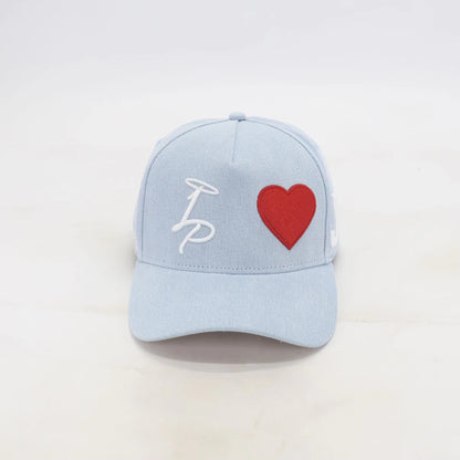 Denim I LOVE JESUS Snapback