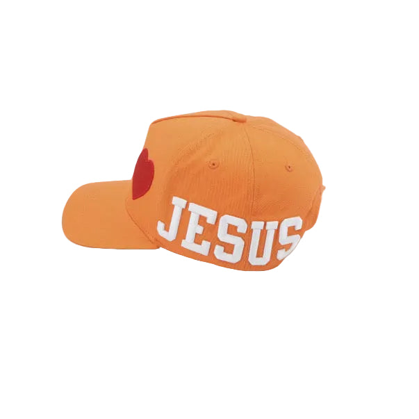 Peach I LOVE JESUS Snapback