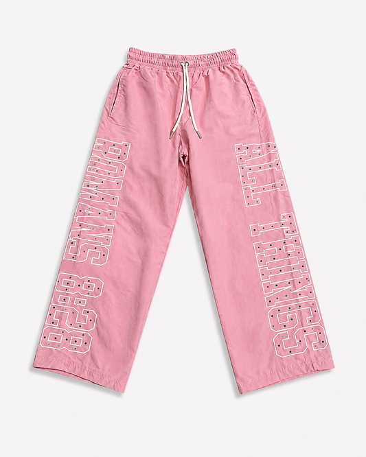 All Things Nylon Pants Pink