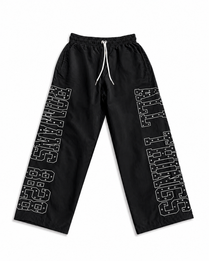 All Things Nylon Pants Black