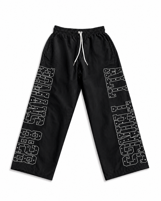 All Things Nylon Pants Black