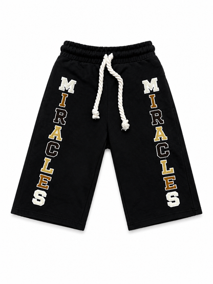 Black Miracles 3/4 Shorts