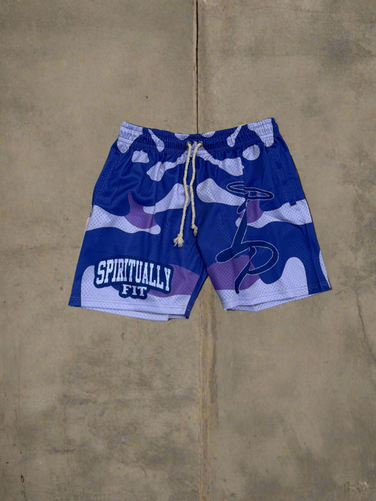 Purple reign Camo Shorts