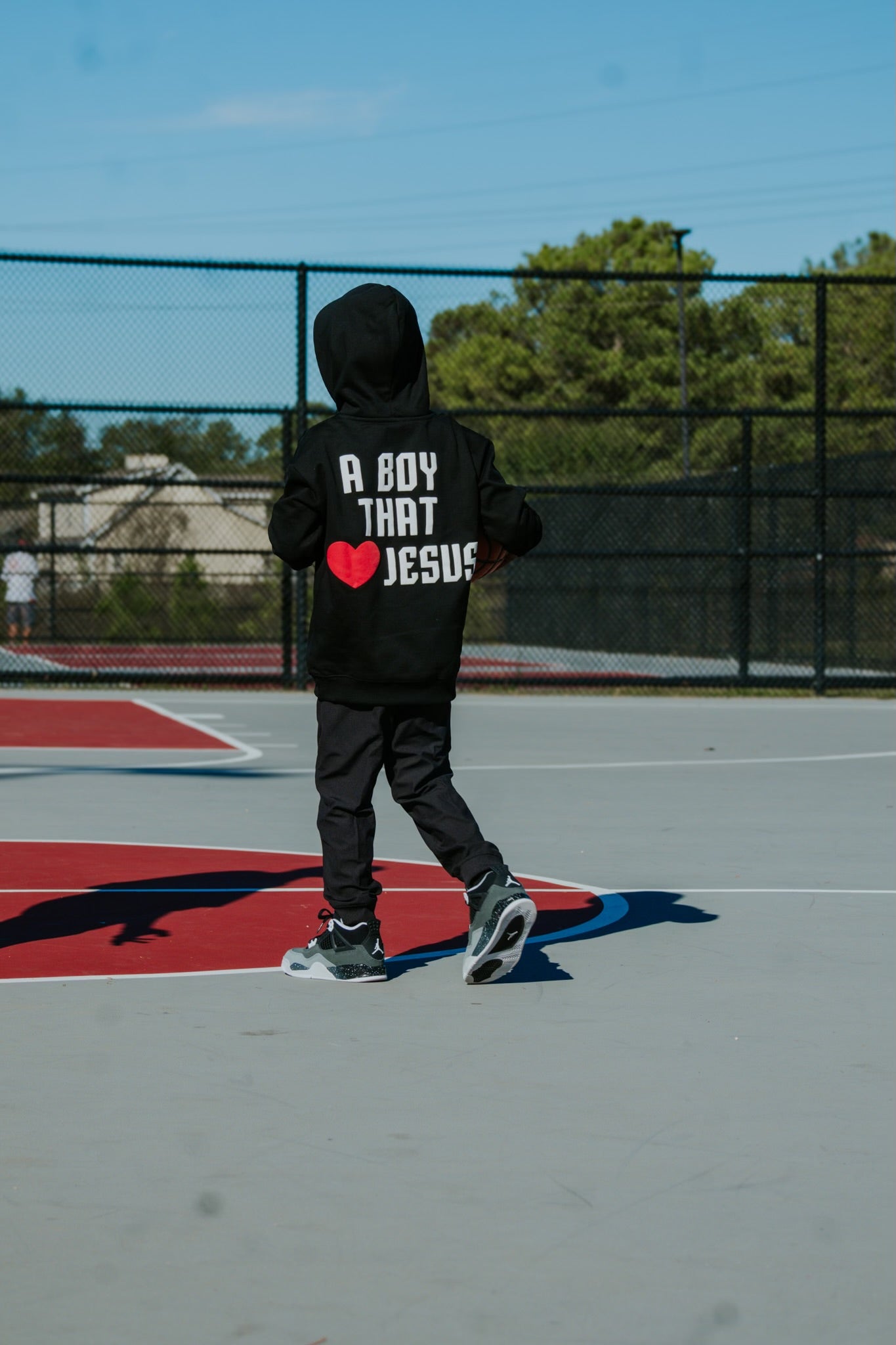 A Boy That Loves Jesus Premium Kids Hoodie