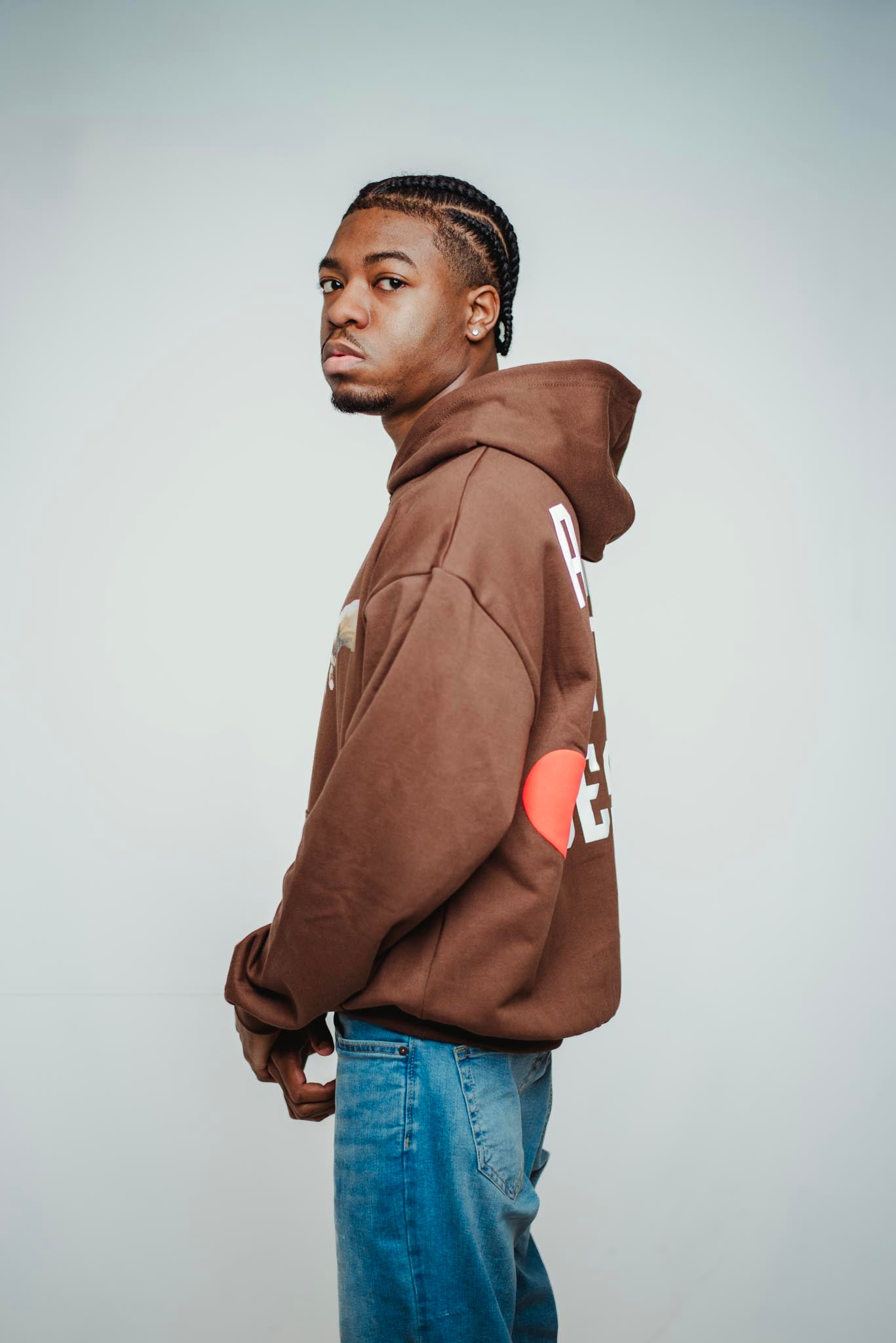 A Man That Loves Jesus Mocha Hoodie