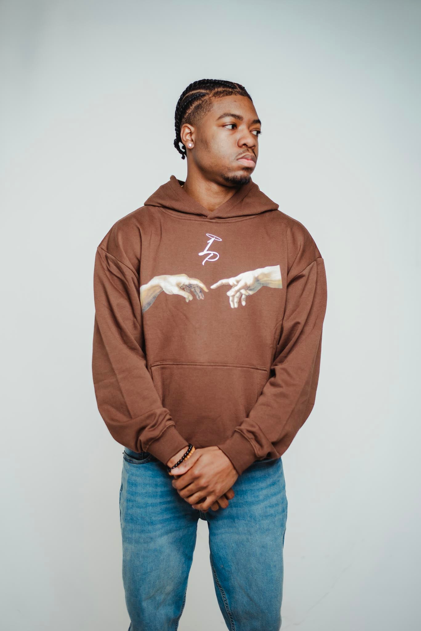 A Man That Loves Jesus Mocha Hoodie