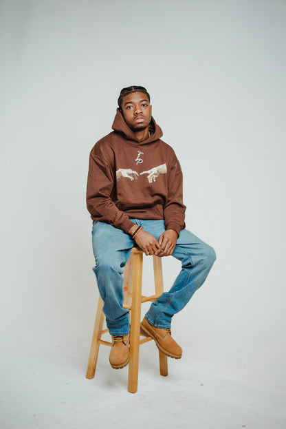 A Man That Loves Jesus Mocha Hoodie